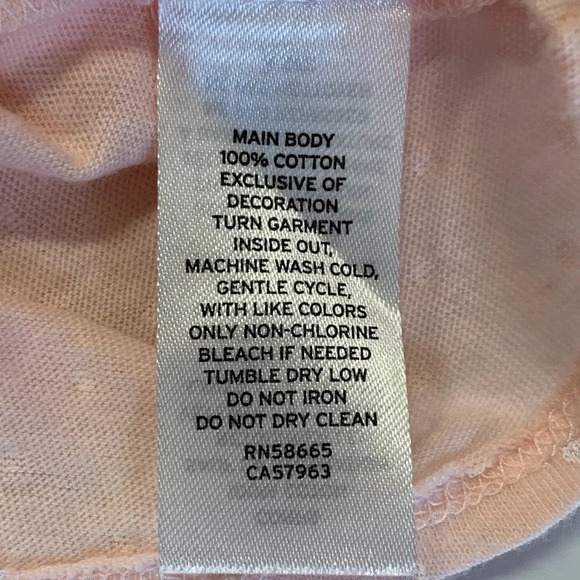 Tucker + Tate Kids' Tie Front Graphic Tee In Pink Seashell Smiley Size 2 NWT - Picture 10 of 14